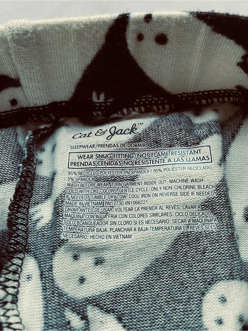 New Halloween Ghost Cat & Jack Size 10 Sleep Pants